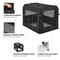 Show in main carousel: Veehoo Folding 3-Door Soft-Sided Dog Crate, Black, 3X-Large slide 3 of 10