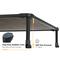 Show in main carousel: Veehoo Chew-Proof Black Metal Frame Elevated Dog Bed, Brown, Medium slide 4 of 10