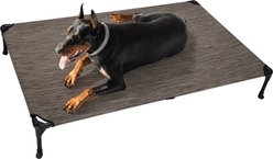 Veehoo Cooling Elevated Dog Bed, Brown, XX-Large