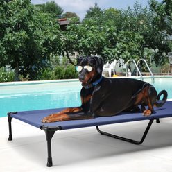 Veehoo Cooling Elevated Dog Bed, Blue, XX-Large slide 2 of 6