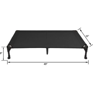 Veehoo Cooling Elevated Dog Bed, Black, X-Large