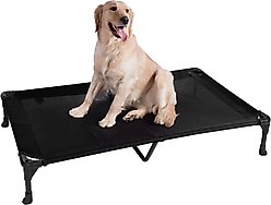 Veehoo Cooling Elevated Dog Bed, Black, X-Large