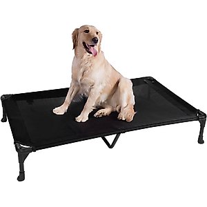 Veehoo Cooling Elevated Dog Bed, Black, X-Large