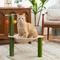 Show in main carousel: Kitty City Palm Leaf Sisal Post Cat Scratcher with Hammock, Green slide 7 of 11