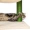 Show in main carousel: Kitty City Palm Leaf Sisal Post Cat Scratcher with Hammock, Green slide 3 of 11