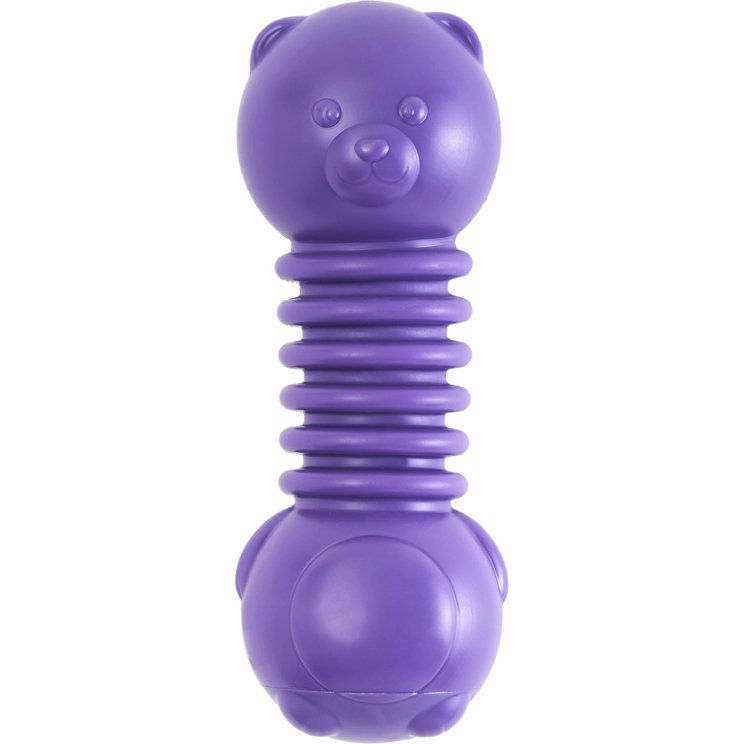 ZippyPaws ZippyTuff+ Jigglerz Bear Dog Toy, Purple