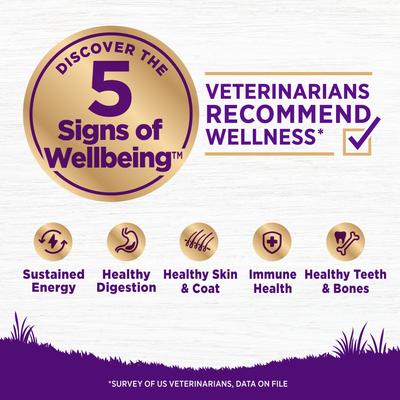 Show full view: Wellness Complete Health Adult Whitefish & Sweet Potato Recipe Dry Dog Food, 30-lb bag slide 4 of 11