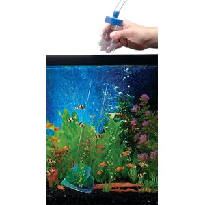 Penn-Plax Gravel-Vac Gravel Cleaner Fish Vacuum, Clear, 16-in