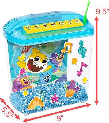 Show full view: Penn-Plax Nickelodeon Baby Shark Rite-Bite Educational Betta Tank Fish Aquarium, 1.13-gallon slide 8 of 9