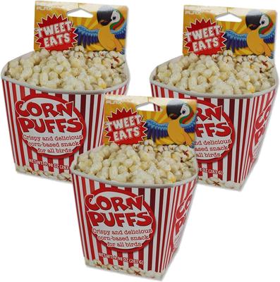 Show full view: Penn-Plax Corn Puffs Bird Treats, 3 count slide 3 of 5