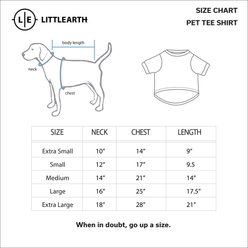 Littlearth NFL Dog & Cat Tee Shirt, Carolina Panthers, X-Small slide 2 of 5