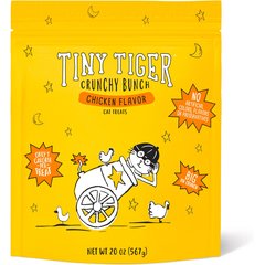 Tiny Tiger Crunchy Bunch Chicken Cannonball Chicken Flavor Cat Treats, 20-oz bag