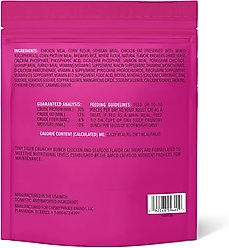 Tiny Tiger Crunchy Bunch Fearless Feathers & Gracious Gills Chicken & Seafood Flavor Cat Treats, 20-oz bag slide 2 of 7