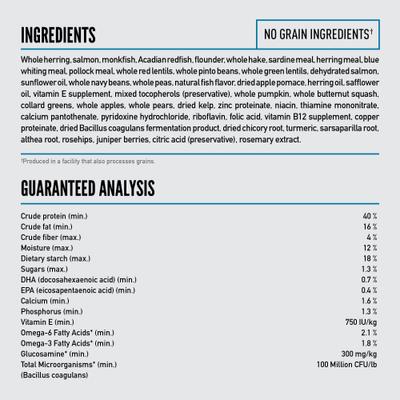 Show full view: ORIJEN Six Fish Grain-Free Poultry Free High-Protein Dry Dog Food, 4.5-lb bag slide 7 of 14