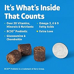 Vibeful Favorites Bundle – Allergy & Multivitamin Support Peanut Butter & Chicken Dog Soft Chew Supplements, 28 count slide 2 of 9