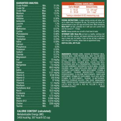 Show full view: Meow Mix Indoor Health Dry Cat Food, 14.2-lb bag slide 9 of 11