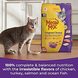 Meow Mix Original Choice Dry Cat Food, 22-lb bag