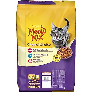 Meow Mix Original Choice Dry Cat Food, 22-lb bag