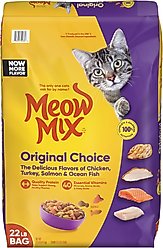 Meow Mix Original Choice Dry Cat Food, 22-lb bag