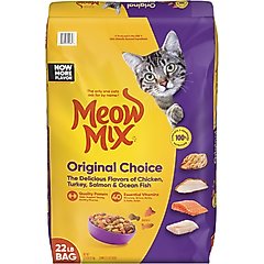Meow Mix Original Choice Dry Cat Food, 22-lb bag