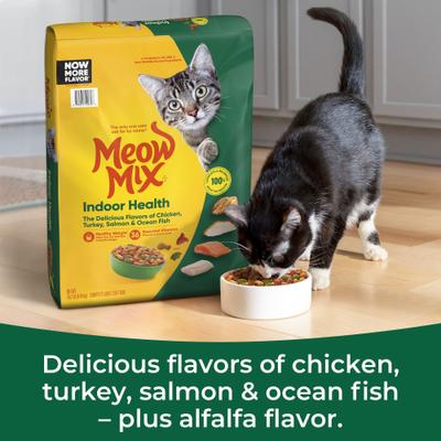 Show full view: Meow Mix Indoor Health Dry Cat Food, 14.2-lb bag slide 6 of 11