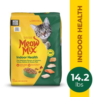 Show full view: Meow Mix Indoor Health Dry Cat Food, 14.2-lb bag slide 3 of 11