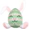 Show in main carousel: The Worthy Dog Easter Egg Bunny Squeaky Plush Dog Toy, Green slide 1 of 1