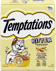 Temptations Tasty Chicken & Dairy Flavor Dry Kitten Food, 13.5-lb bag
