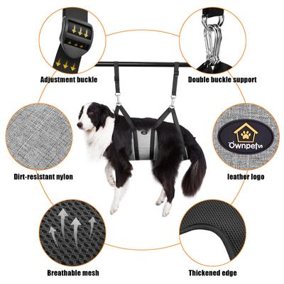 Show full view: Ownpets Pet Grooming Hammock with Carabiners, Medium slide 3 of 9