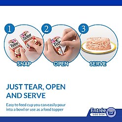 Inaba Twins Tuna & Chicken with Salmon Recipe Grain-Free Cat Food Topper, 1.23-oz pouch, 12 count slide 2 of 6