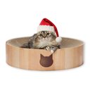 Necoichi Cozy Cat Scratcher Bowl Toy, Oak, X-Large