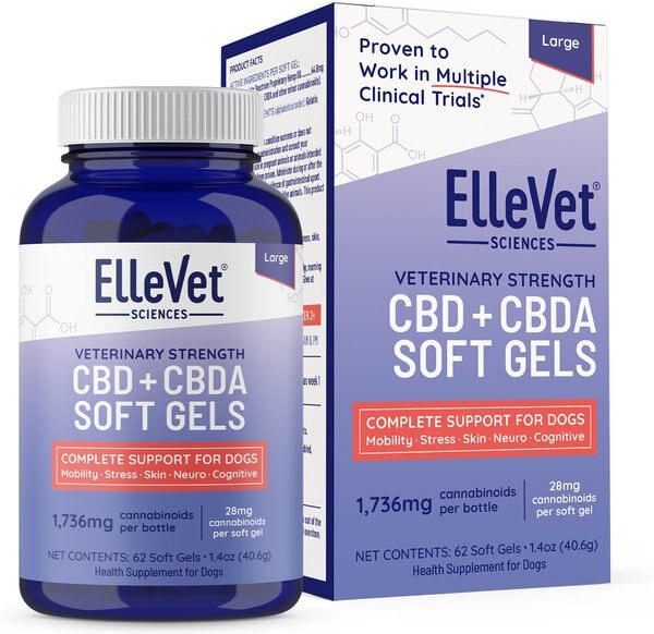 ElleVet Sciences Complete Spectrum Hemp Extract Oil Health Supplement for Dogs