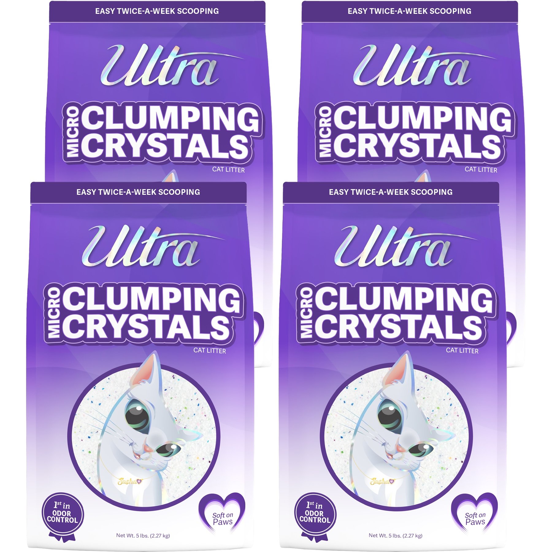 Cat litter white crystals hotsell