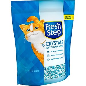Fresh Step Crystals Scented Non-Clumping Cat Litter, 8-lb bag