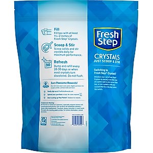 Fresh Step Crystals Scented Non-Clumping Cat Litter, 8-lb bag