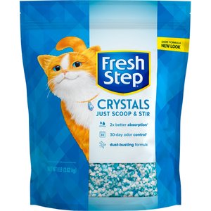 Fresh Step Premium Crystals Scented Non-Clumping Crystal Cat Litter, 8-lb bag