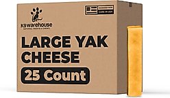 K9warehouse Yak Chews Large Dog Himalayan Chew Treats, 25 count slide 1 of 2
