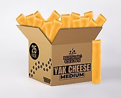 Best Dog Chews Yak Chews Medium Dog Himalayan Chew Treats, 25 count