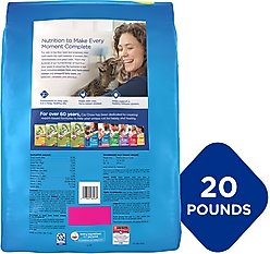 Purina Cat Chow Complete with Real Chicken & Vitamins Dry Cat Food, 20-lb bag slide 2 of 8