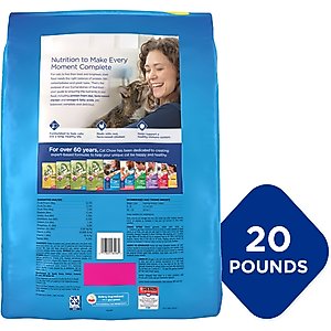 Purina Cat Chow Complete with Real Chicken & Vitamins Dry Cat Food, 20-lb bag
