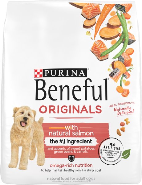 PURINA BENEFUL Originals with Natural Salmon Dry Dog Food 28 lb bag Chewy