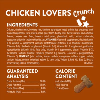 Show full view: Friskies Party Mix Chicken Lovers Crunch Crunchy Cat Treats, 30-oz canister slide 7 of 10