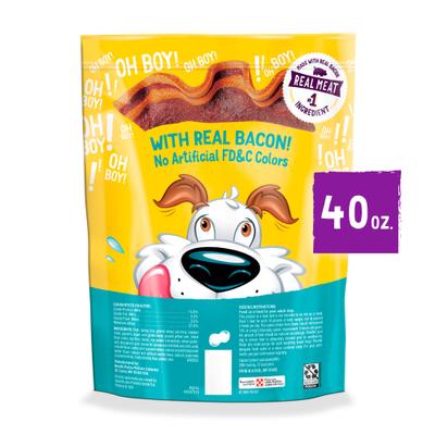 Show full view: Purina Beggin' Strips Real Meat with Bacon & Peanut Butter Flavored Dog Treats, 40-oz pouch slide 3 of 10