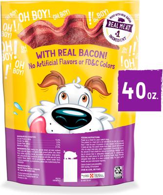 Show full view: Purina Beggin' Strips Original with Bacon Flavored Dog Treats, 40-oz pouch slide 3 of 13