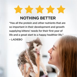 Kitten Chow Healthy Development Chicken Flavor Muscle & Brain Development Kitten Dry Cat Food, 14-lb bag
