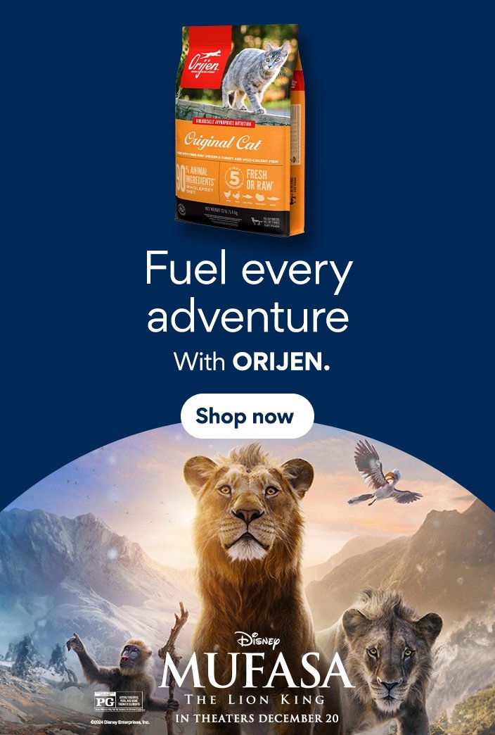 Fuel every adventure with ORIJEN. Shop now. Mufasa the Lion King in theaters December 20.