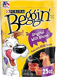 Purina Beggin' Strips Original with Bacon Flavored Dog Treats, 25-oz bag
