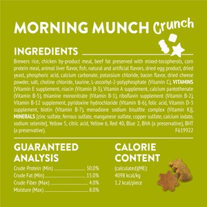 Friskies Party Mix Morning Munch Chicken, Bacon & Cheese Crunchy Cat Treats, 30-oz canister