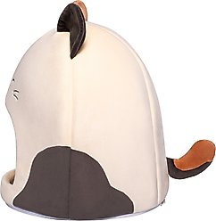 Squishmallows Cam the Cat Covered Dog & Cat Bed, Gray & White slide 2 of 5