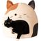 Show in main carousel: Squishmallows Cam the Cat Covered Dog & Cat Bed, Gray & White slide 4 of 6